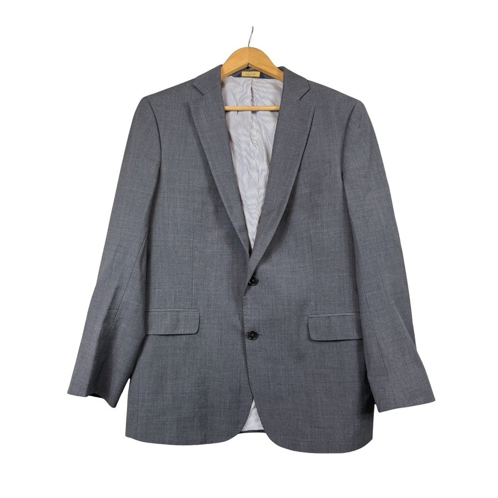 Brooks Brothers Explorer Regent Fit Gray Sport Coat Blazer 40R Wool Blend